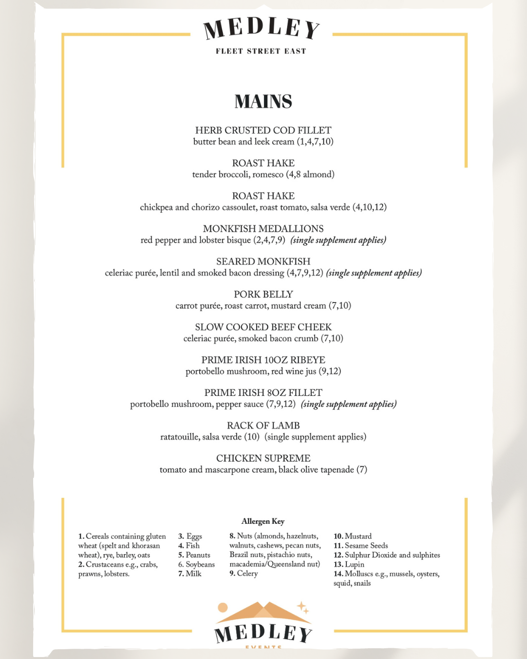 Sample Menu 4